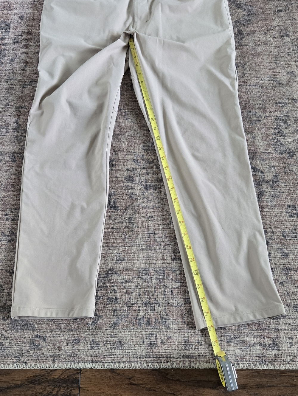 Lululemon ABC Pant Slim Casual Pants Size 33/28L Inseam Warpstreme Silverstone - Picture 5 of 8